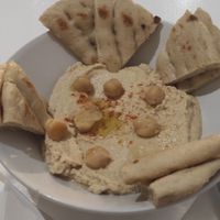 Hummus at Healthylicious in Mykonos