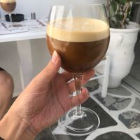 Freddo Cappuccino with Almond Milk at Healthylicious in Mykonos