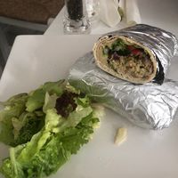 Burritos Falafel at Healthylicious in Mykonos