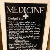 Chalkboard 1 upstairs at Medicine in Birmingham