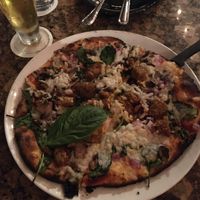 Vegan pizza  at Bella's in Tampa