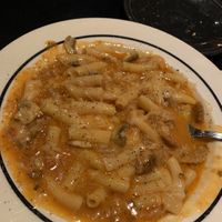 Pasta dish with beyond meat at Bella's in Tampa