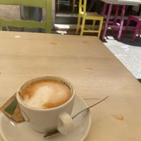 Beautiful soy cappuccino at Rosemary, Rome, Italy  at Rosemary in Rome