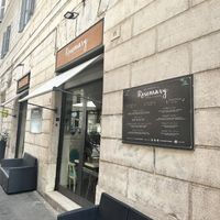 Outside the restaurant   at Rosemary in Rome