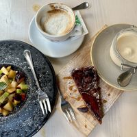 Vegan breakfast spread   at Rosemary in Rome