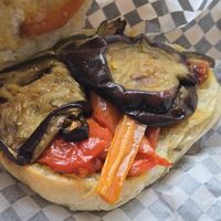 Vegan sandwich at Rosemary in Rome