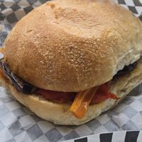 Vegan sandwich at Rosemary in Rome