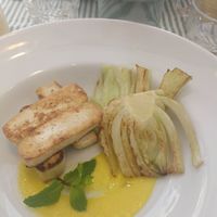 Vegan "main course" of glazed tofu & fennel was delicious but cost €12 at Rosemary in Rome