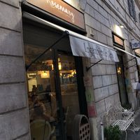 The restaurant’s front  at Rosemary in Rome