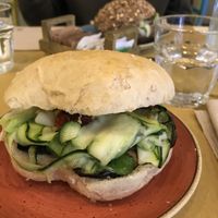 vegan panini at Rosemary in Rome