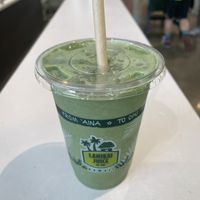 Green smoothie  at Lanikai Juice in Kapolei
