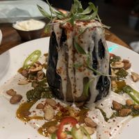 Roasted eggplant   at Arabica Bar & Kitchen in South East London