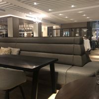 Spacious interior with high ceilings   at Novelli at City Quays in Belfast