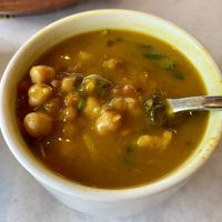 Lentil soup.  Unique taste and satisfying.  This came with the entree. at Oasis Restaurant and Catering in Pismo Beach