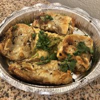 Spicy Vegan Rarghifat at Oasis Restaurant and Catering in Pismo Beach