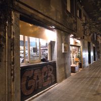 Restaurant street view at Bangkok Cafe in Barcelona