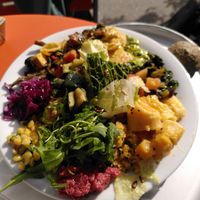 Sunny lunch at Tibits - Gundeli in Basel