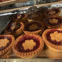 vegan linzer cakes  at Tibits - Gundeli in Basel