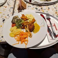 My selection... there's over ten dishes on here! at Tibits - Gundeli in Basel