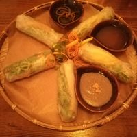 Plate of summerrolls at Bao Bao in Hamburg