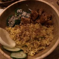 Fried rice at The Future is Up to You in Berlin