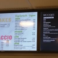 Menu in de cafetaria at Het Wapen van Stellendam in Stellendam