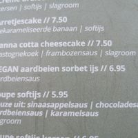 Vegan on the menu at Het Wapen van Stellendam in Stellendam