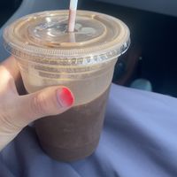 Acai smoothie with hemp protein powder   at Full Stop Station in Louisville