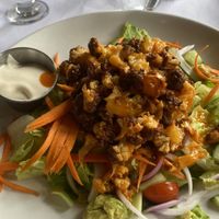 Buffalo salad  at Irises in Plattsburgh