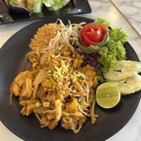 Pad thai 129 baht  at Vegan Garden in Pathum Thani