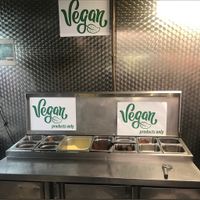 Pizzaholic has got different pizza topping fridge for vegan pizzas at Pizzaholic in Newcastle Upon Tyne