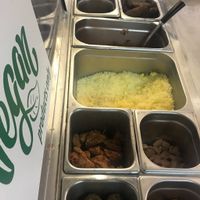 Pizzaholic has got different pizza topping fridge for vegan pizzas at Pizzaholic in Newcastle Upon Tyne