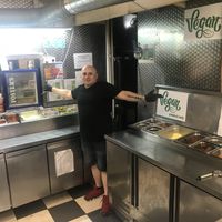 Pizzaholic has got different pizza topping fridge for vegan pizzas.   at Pizzaholic in Newcastle Upon Tyne