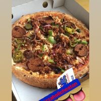 Vegan pizza  at Pizzaholic in Newcastle Upon Tyne