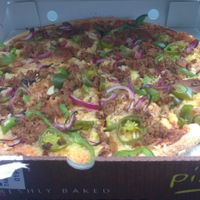 Mexican pizza at Pizzaholic in Newcastle Upon Tyne