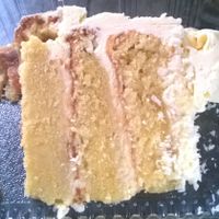 Coconut cake at Pizzaholic in Newcastle Upon Tyne