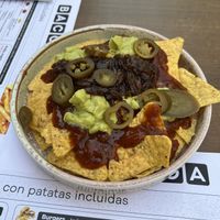 Nachos (minus sour cream)  at Bacoa  in Salamanca