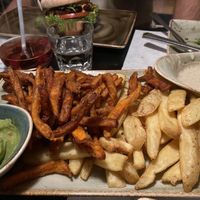 Mixed Fries at Hans im Glück - Leopoldstr in Munich