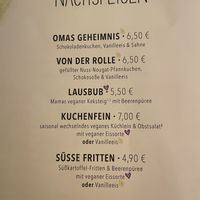 Nachspeisen vegetarisch & vegan 🌱   at Hans im Glück - Leopoldstr in Munich