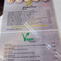 Vegan menu at Piccola in Menorca