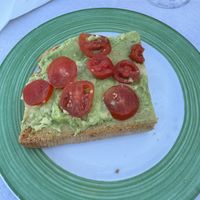 Avocado Tomato Breadd  at Piccola in Menorca