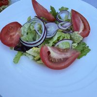 Green salad  at Piccola in Menorca
