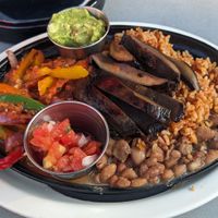 Portobello fajitas at Pedro's in Kennebunkport