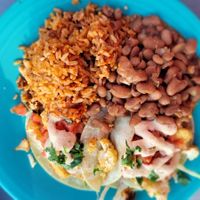 Cauliflower tacos plate at Pedro's in Kennebunkport
