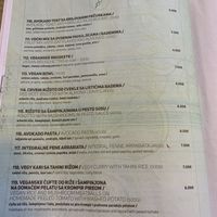 Vegan Menu 🌱   at The Republic of Good Food in Podgorica