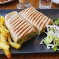 Hummus wrap at The Republic of Good Food in Podgorica