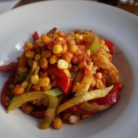 Chickpeas with vegetables  at The Republic of Good Food in Podgorica