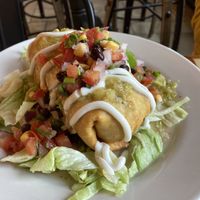 Chicken chimichanga  at 10th Street Diner in Indianapolis