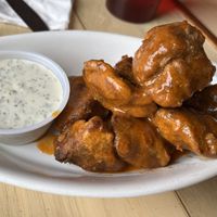 BBQ wings   at 10th Street Diner in Indianapolis