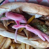 Up close Submarine Sandwich   at 10th Street Diner in Indianapolis